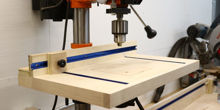Simple Drill Press Table