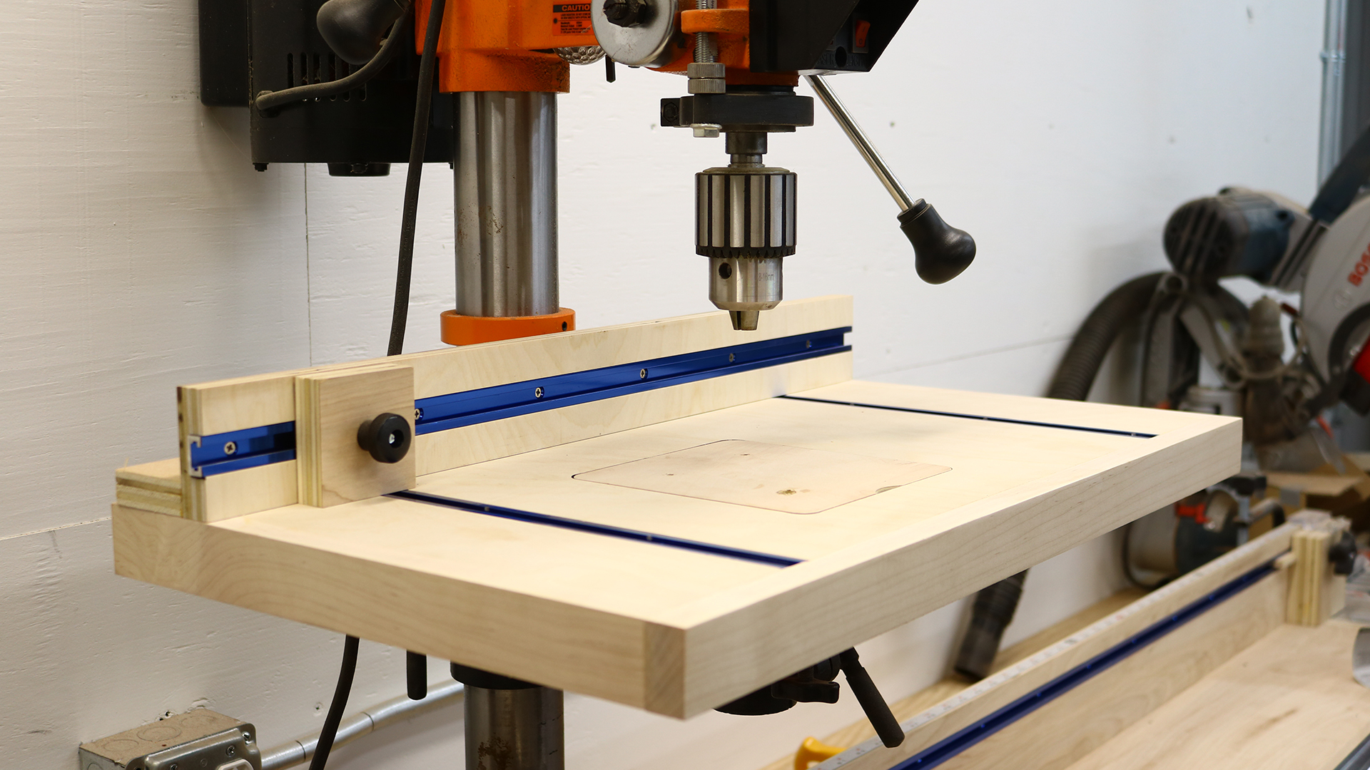 Simple Drill Press Table